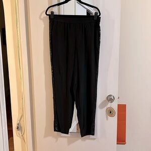 Joie black Silk Pants -Size Large